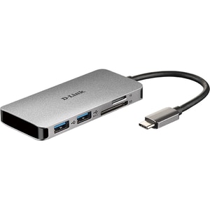 Hub USB Type-C D-LINK DUB-M610, USB 3.0, HDMI, SD/microSD, gri