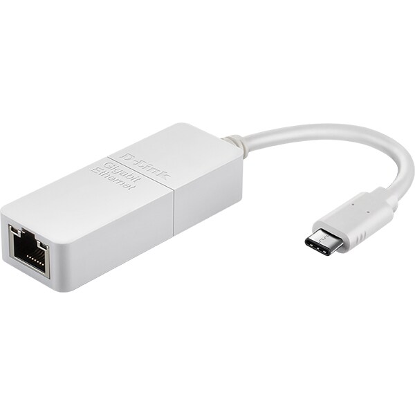 Adaptor USB-C - Ethernet D-LINK DUB-E130, Gigabit, alb