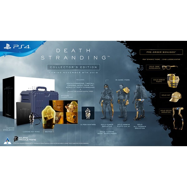 Ps4 pro death deals stranding collector's edition