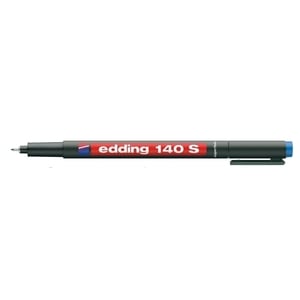 Marker permanent EDDING OHP 140S, 0.3 mm, albastru