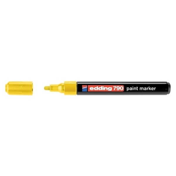 Marker Permanent Cu Vopsea Edding 790 2 3 Mm Galben