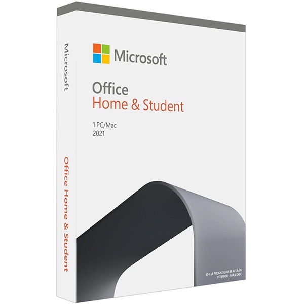 Microsoft Office Home and Student 2021, Engleza, 1 PC/Mac