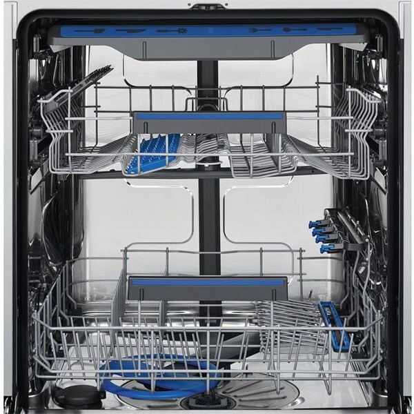 Masina de spalat vase incorporabila ELECTROLUX EEG48300L, 14 seturi, 8 programe, 60 cm, Clasa D, panou comanda negru