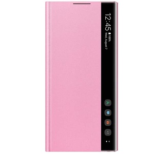 Husa Clear View pentru SAMSUNG Galaxy Note 10, EF-ZN970CPEGWW, roz