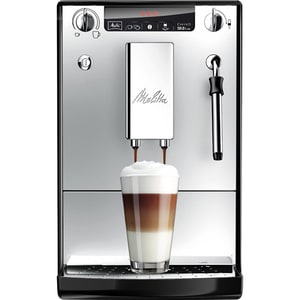 Espressor automat MELITTA Caffeo Solo&Milk CAFFEOSOLOMS, 1.2l, 1400W, 15 bar, argintiu-negru