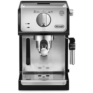 Espressor manual DE LONGHI ECP 35.31, 1.1l, 1100W, 15 bar, sistem Cappuccino, argintiu-negru