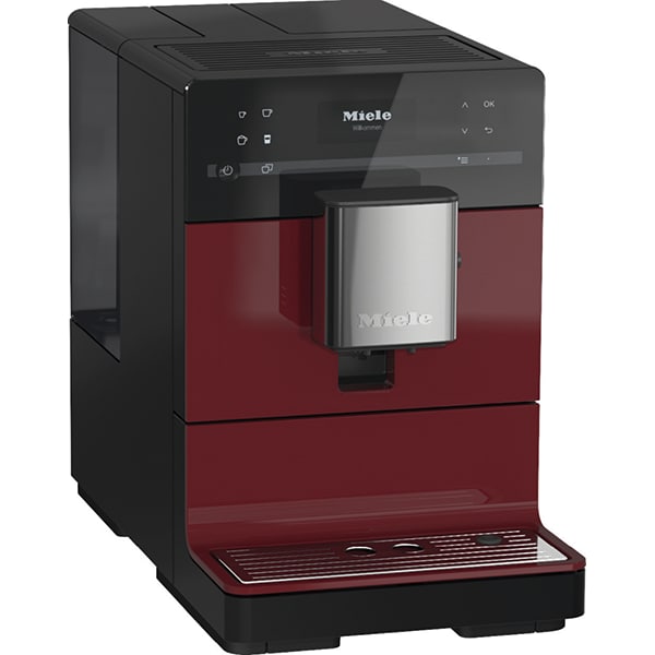 Espressor automat MIELE Silence Tayberry Red CM 5310, 1.3l, 1500W, 15 bar, visiniu-negru