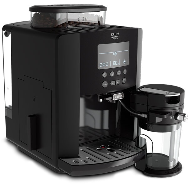 Espressor automat KRUPS Arabica Latte EA819E10, 1.7l, 1450W, 15 bar, negru
