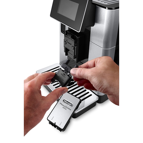 Espressor automat DE LONGHI PrimaDonna Soul ECAM.610.74.MB, 2.2l, 1450W, 19 bar, argintiu-negru