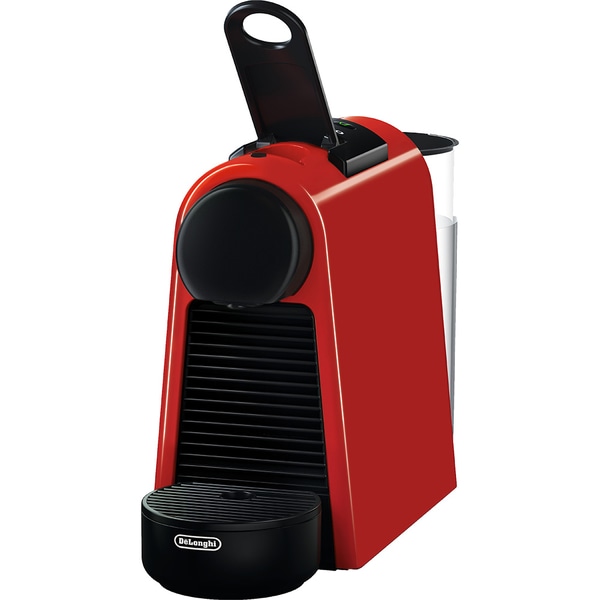 Pachet espressor capsule NESPRESSO Essenza Mini EN85.RAE, 0.6l, 1150W, 19 bar, rosu-negru