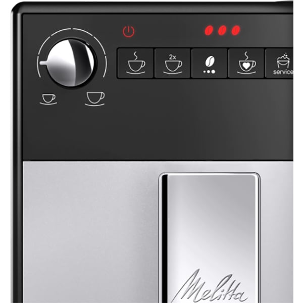 Espressor automat MELITTA Purista F230-101, 1.2l, 1450W, 15 bar, argintiu-negru