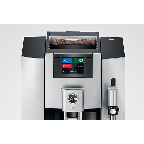Espressor automat JURA Professional E8 15336, 1.9l, 1450W, 15 bar, functia One-Touch Lungo, negru-argintiu