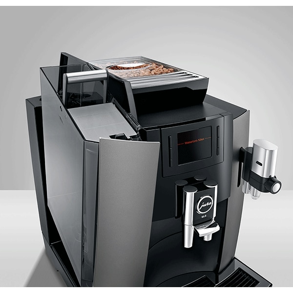 Espressor automat JURA Professional WE8 15420, 3l, 1450W, 15 bar, Functia One-Touch, negru-gri inchis