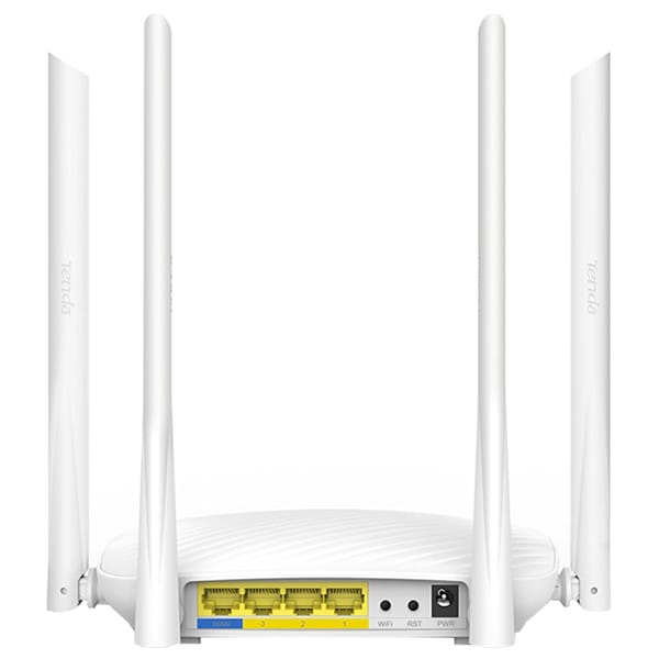 Router Wireless TENDA F9, 600 Mbps, LAN, WAN, alb