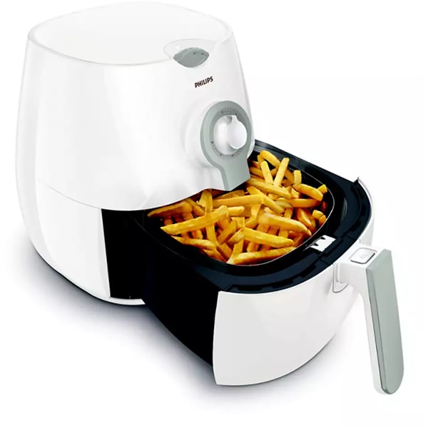 Friteuza cu aer cald PHILIPS Daily Collection Airfryer HD9216/80, 0.8kg, 1425W, alb-gri