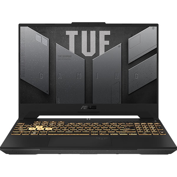 Laptop Gaming ASUS TUF F15 FX507ZE-HN012, Intel Core i7-12700H pana la 4.7GHz, 15.6" Full HD, 16GB, SSD 512GB, NVIDIA GeForce RTX 3050 Ti 4GB, Free Dos, Jaeger Gray