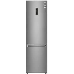 Combina frigorifica LG GBB72SAUCN, Total No Frost, 384 l, H 203 cm, Clasa C, Wi-Fi, argintiu