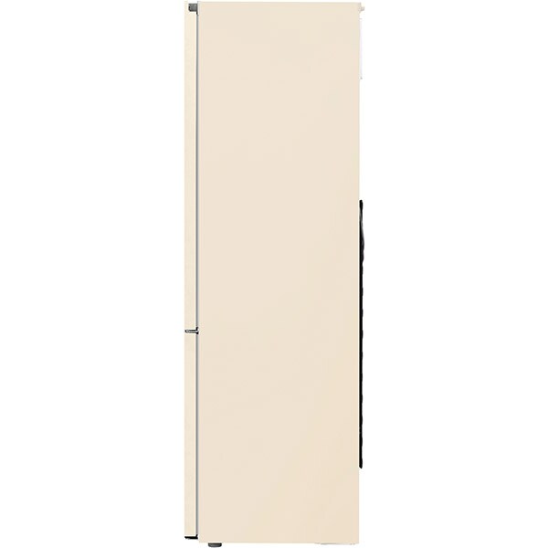 Combina frigorifica LG GBB62SEHMN, No Frost, 384 l, H 203 cm, Clasa E, bej
