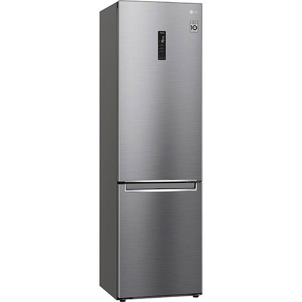 Combina frigorifica LG GBB72PZDMN, No Frost, 384 l, H 203 cm, Clasa E, argintiu