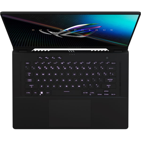 Laptop Gaming ASUS ROG Zephyrus M16 GU603ZE-LS012, Intel Core i7-12700H pana la 4.7GHz, 16" WUXGA, 16GB, SSD 512GB, NVIDIA GeForce RTX 3050 Ti 4GB, Free Dos, negru