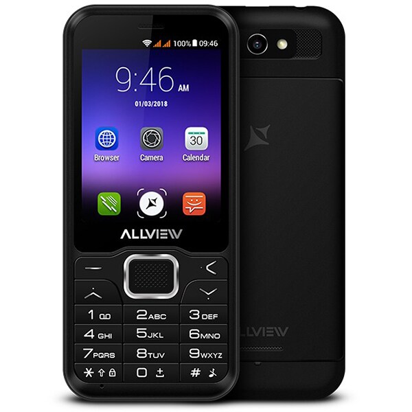 Telefon mobil ALLVIEW H4 Join, 256MB RAM, 3G, Dual SIM, Black