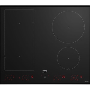 Plita incorporabila BEKO HII64822UFT, Inductie, 4 arzatoare, Touch control, negru