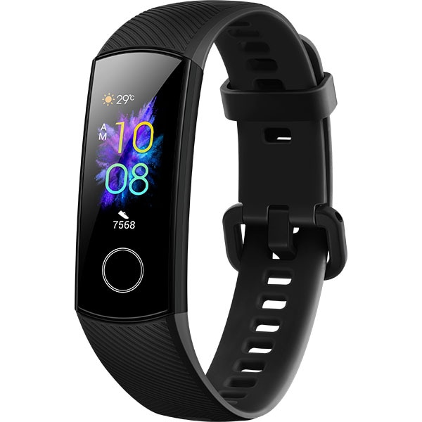 relieve district Sentimental Bratara fitness HONOR Band 5, Android/iOS, Meteorite Black
