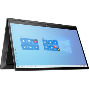 Laptop 2 in 1 HP Envy x360 15-ed1024nn, Intel Core i7-1135G7 pana la 4.2GHz, 15.6" Full HD Touch, 16GB, SSD 512GB, Intel Iris Xe, Windows 10 Home, negru