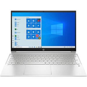 Laptop HP Pavilion 15-eh1009nq, AMD Ryzen 5 5500U pana la 4.0GHz, 15.6" Full HD, 16GB, SSD 512GB, AMD Radeon Graphics, Windows 10 Home, argintiu