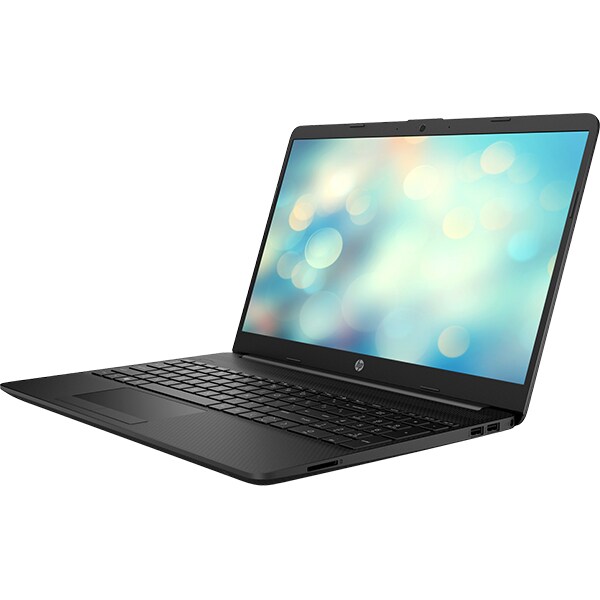 Laptop HP 15-dw1027nq, Intel Core i3-10110U pana la 4.1GHz, 15.6" HD, 4GB, SSD 256GB, Intel UHD Graphics, Windows 10 Home S, negru