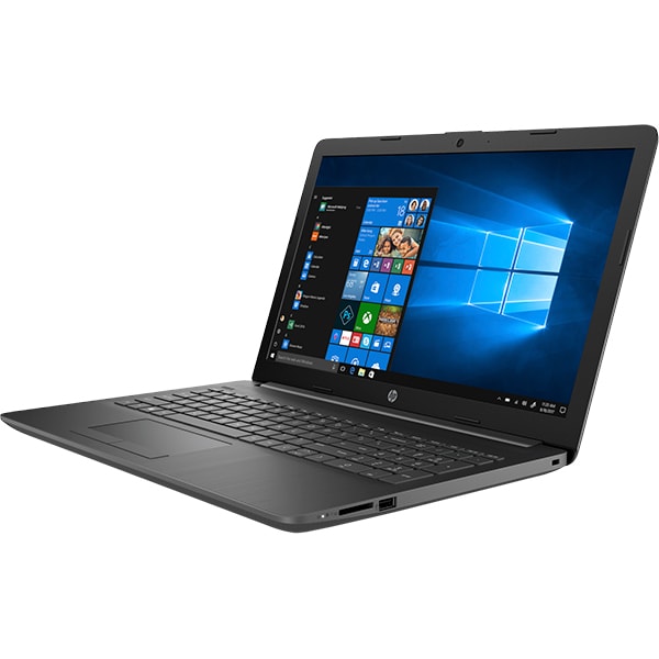 Laptop HP 15-dw3043nq, Intel Core i3-1115G4 pana la 4.1GHz, 15.6" Full HD, 8GB, SSD 256GB, Intel UHD Graphics, Windows 10 Home, gri inchis