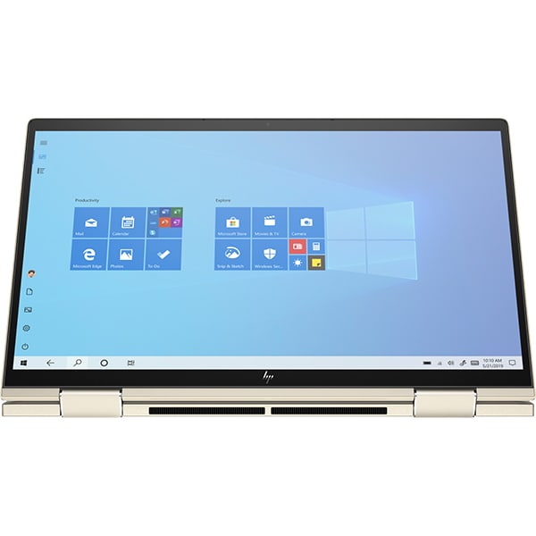 Laptop 2 in 1 HP Envy x360 13-bd0037nn, Intel Core i3-1125G4 pana la 3.7GHz, 13.3" Full HD Touch, 8GB, SSD 512GB, Intel UHD Graphics, Windows 11 Home, auriu