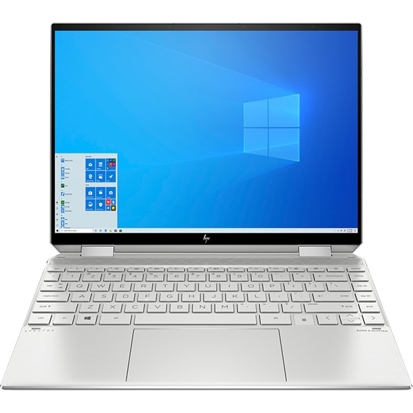 Laptop 2 in 1 HP Spectre x360 14-ea0013nn, Intel Core i7-1165G7 pana la 4.7GHz, 13.5" WUXGA+ Touch, 16GB, SSD 1TB, Intel Iris Xe Graphics, Windows 10 Home, argintiu