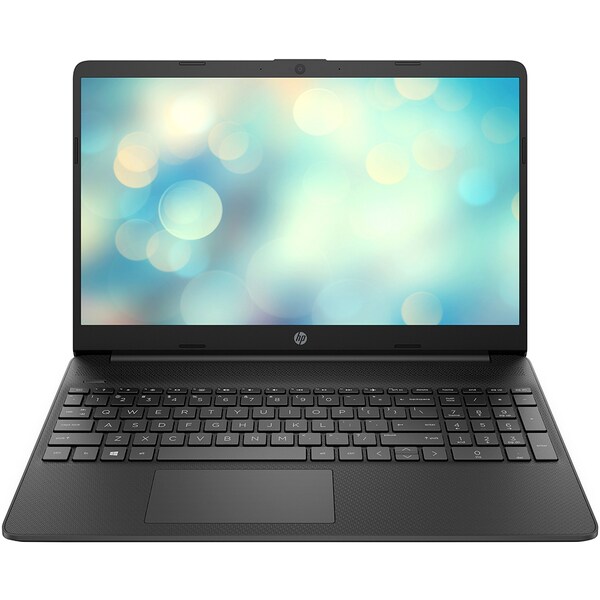Laptop HP 15s-eq2046nq, AMD Ryzen 3 5300U pana la 3.8GHz, 15.6" Full HD, 8GB, SSD 512GB, AMD Radeon Graphics, Windows 11 Home S, negru