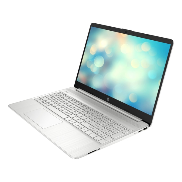 Laptop HP 15s-fq5029nq, Intel Core i5-1235U pana la 4.4GHz, 15.6" FHD, 8GB, SSD 512GB, Intel Iris Xe Graphics, Free DOS, argintiu