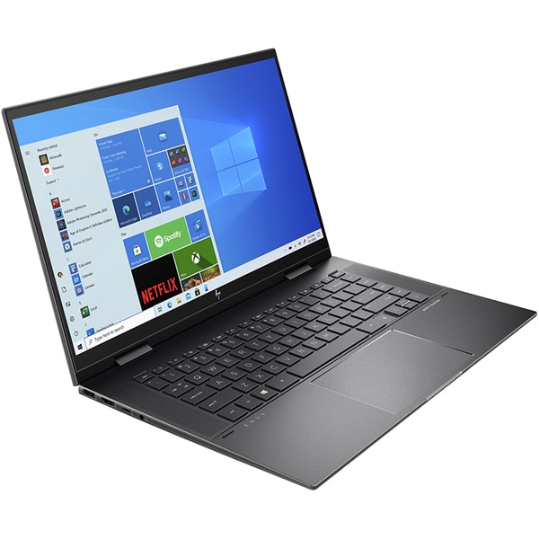Laptop 2 in 1 HP ENVY x360 Convert 15-eu0026nn, AMD Ryzen 7 5700U pana la 4.3GHz, 15.6" FHD Touch, 16GB, SSD 1TB, AMD Radeon, Windows 10 Home, negru