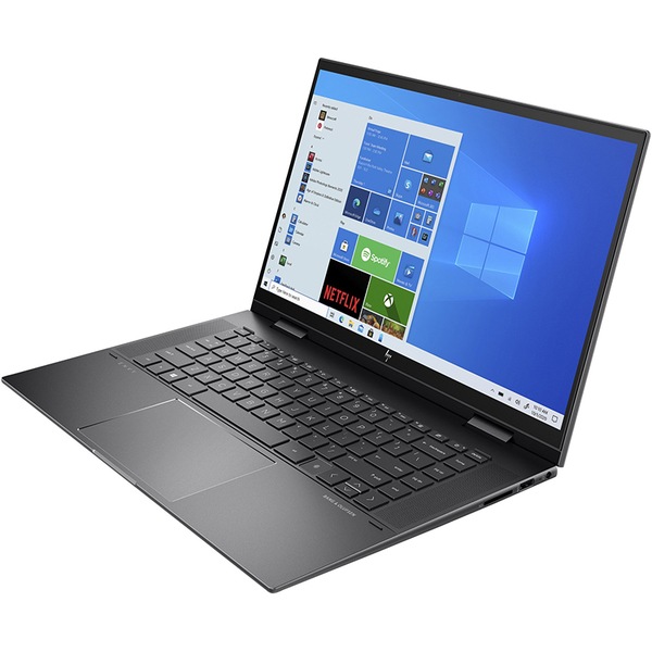 Laptop 2 in 1 HP ENVY x360 Convert 15-eu0026nn, AMD Ryzen 7 5700U pana la 4.3GHz, 15.6" FHD Touch, 16GB, SSD 1TB, AMD Radeon, Windows 10 Home, negru