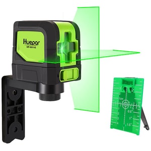 Nivela cu laser HUEPAR 9011G, raza 30m, negru-verde