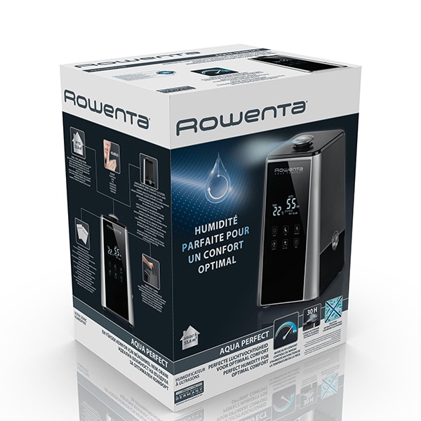 Umidificator ROWENTA Aqua Perfect HU5220F0, 5.9l, negru-argintiu 