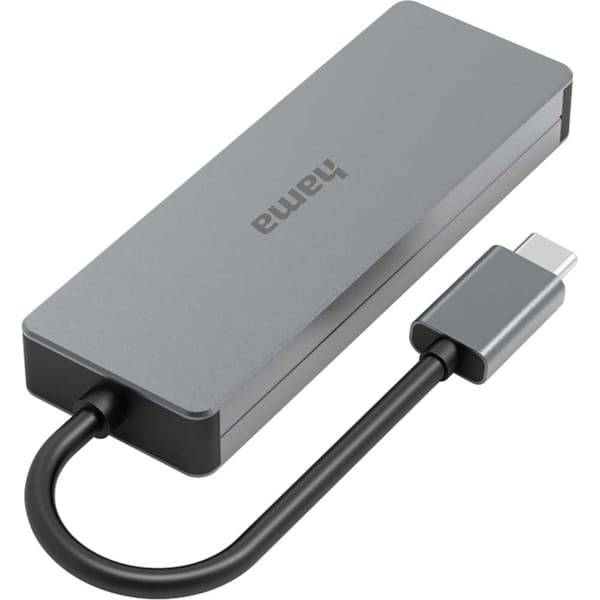 Hub USB HAMA 200105, USB-C, USB-A, antracit