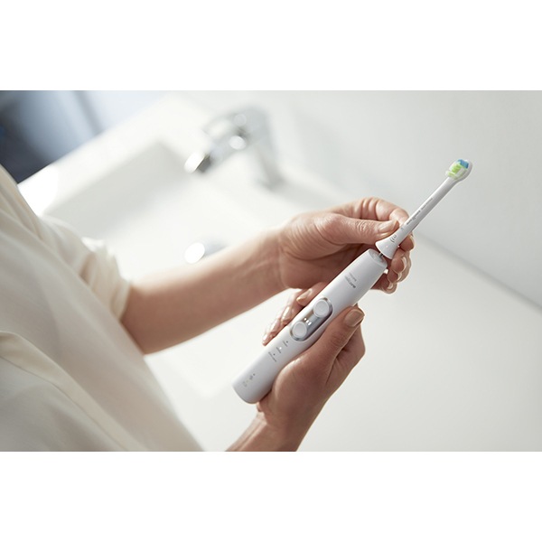 Periuta de dinti electrica PHILIPS Sonicare HX6877/28, 62000 miscari/min, 3 programe, 1 capat, alb