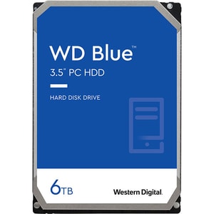 Hard Disk desktop WD Blue, 6TB, 5400 RPM, SATA3, 64MB, WD60EZRZ