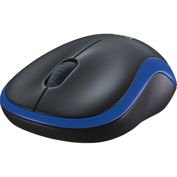 Mouse Wireless LOGITECH M185, 1000 dpi, albastru