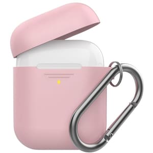 Husa pentru Apple AirPods + inel prindere PROMATE GripCase, roz