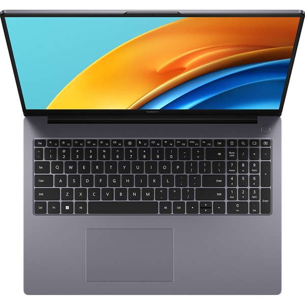 Laptop HUAWEI MateBook D16, Intel Core i5-12450H pana la 4.4GHz, 16" Full HD, 16GB, SSD 512GB, Intel UHD Graphics, Windows 11 Home, Space Gray