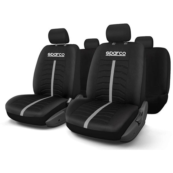 Set Huse Scaune Sparco In2167 Negru Gri
