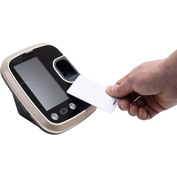 Sistem de pontaj biometric PNI Face 600, amprenta, recunoastere faciala, card, negru