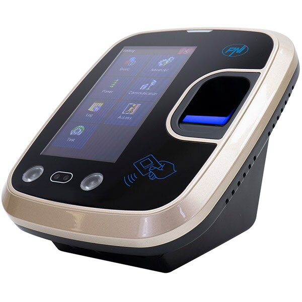 Sistem de pontaj biometric PNI Face 600, amprenta, recunoastere faciala, card, negru