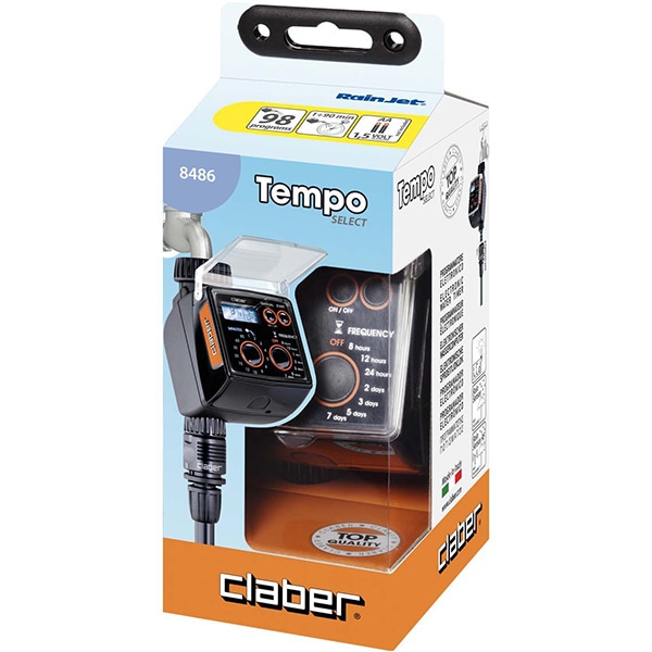 Programator irigare digital CLABER Tempo Select, 90 min