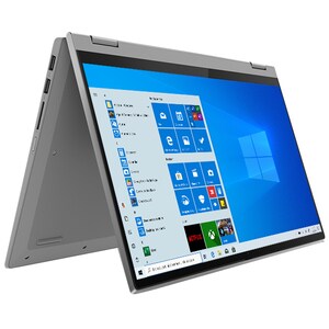 Laptop 2 in 1 LENOVO IdeaPad Flex 5 14IIL05, Intel Core i7-1065G7 pana la 3.9GHz, 14" Full HD, 8GB, SSD 512GB, Intel Iris Plus Graphics, Windows 10 Home, gri deschis